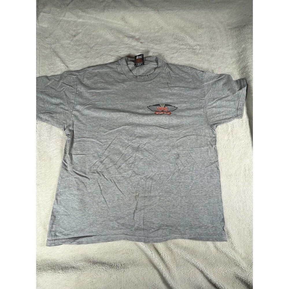 HOG Harley Owners Group 1997 Portland OR Rally Vintage Gray Tee Sz XL
